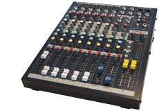 Soundcraft EPM 6 - Equipment von DJ Markus, Ihr mobiler Discjockey in Hannover und Umland, buchbar als DJ für Hochzeit, DJ für Geburtstag oder auch als Party DJ für andere Events wie Silberhochzeit, Abiball, Polterabend, Weihnachtsfeier uvm.